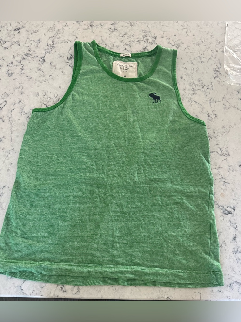 VINTAGE Abercrombie Men’s Muscle Tank
Size M Classic Moose - Picture 1 of 4